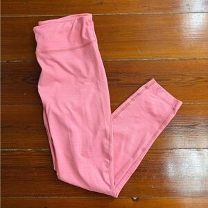 Outdoor Voices Women’s Pink Athletic Gym Leggings Sz Medium 💚🍄
